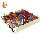 Shopping Mall Sponge Material Type Soft Indoor Toddler Playground Equipment With Protective Net