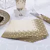 Disposable Wedding Paper Beverage Napkins Paper Lunch Napkin For Bridal Showers Graduation & More!