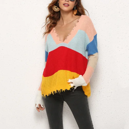 Pullover women long sleeve contrast color v neck t shirts women ladies sweaters, Navy blue;pink
Pullover women long sleeve contrast color v neck t shirts women ladies sweaters, Navy blue;pink