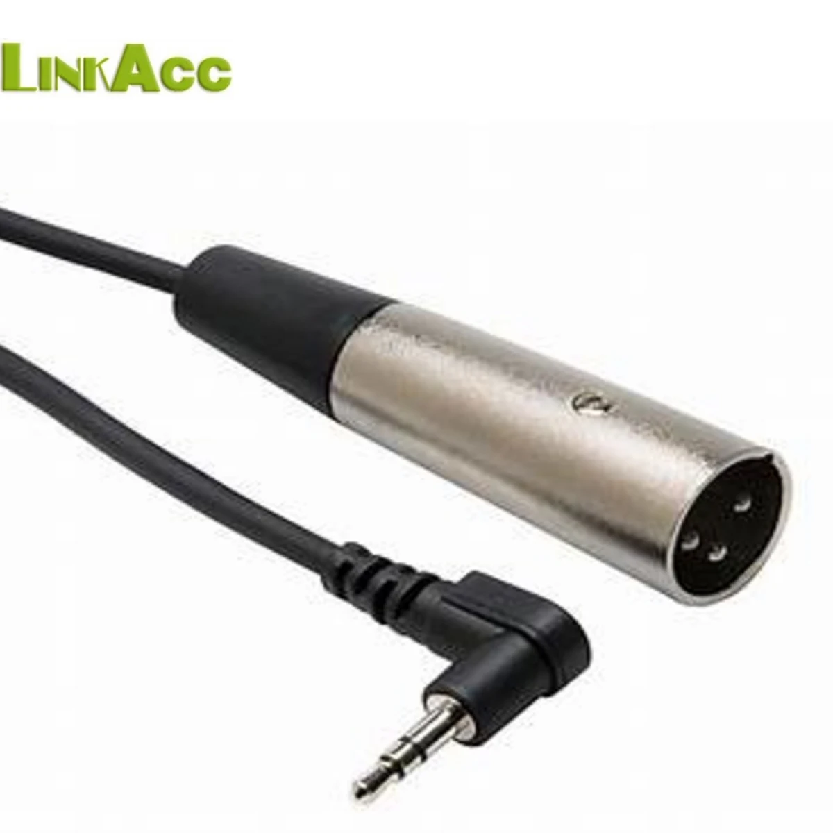 ACCAV198 3.5mm male Right Angle to 3Pin Male XLR Audio Output Cable - ANKUX.COM
