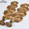 Chinese Factory Wholesale Platinum Blonde Double Drawn Hair Extensions