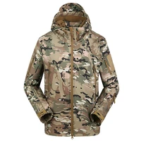 

ESDY Outdoor Waterproof Hunting Camping Combat Coat Hooded Softshell Military Army Tactical Jacket Camouflage