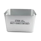 Cheap price beer ice bucket,square metal ice bucket,Galvanized Metal and Tinplate Ice Bucket