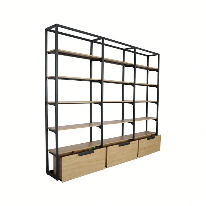 Venta al por mayor estanterias de madera baratas-Compre ...