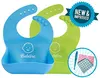 Factory price cheap food grade silicone rubber waterproof custom baby bibs