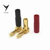 Hi-End HIFI Copper Gold plated Banana Plug with video and audio