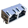 HCJT2-802SK Tab Up 1X2 port 8P8C without Magnetics Leds RJ45 Connector