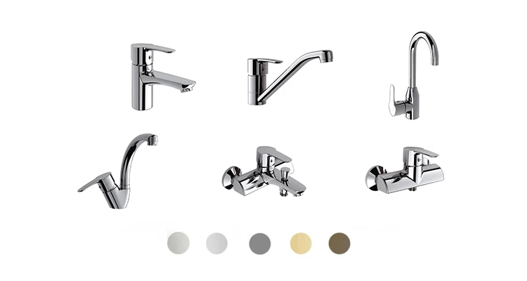 Modern Style China Faucet Bathroom Fitting Bath Tub Shower Mixert Wall Mounted Faucets
