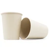 8oz Food Grade Compostable Single Wall Bamboo Fiber Paper Cup For Coffee Tea