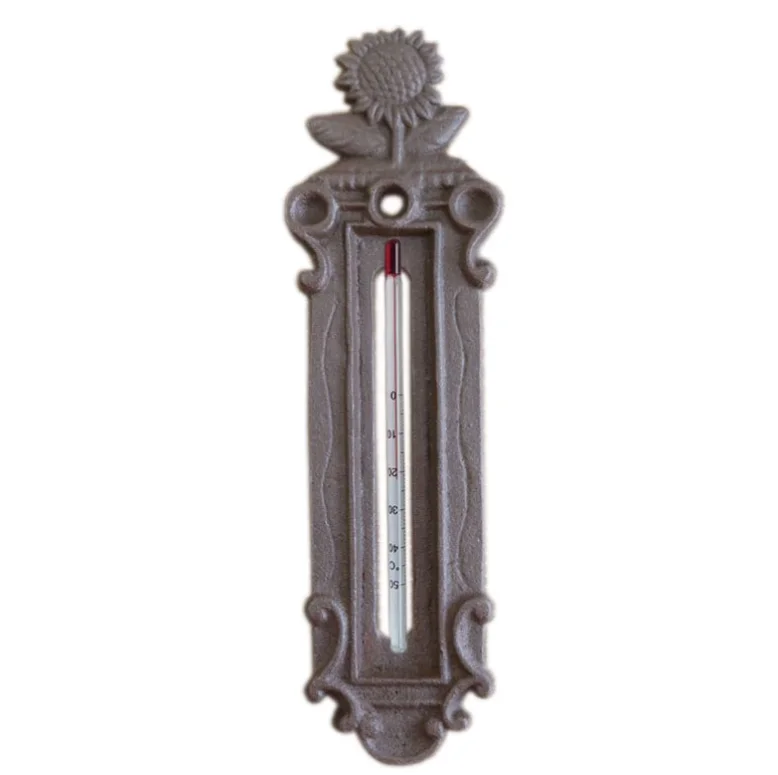Hot Sales Home Decoration Cast Iron Outdoor Wall Thermometer Buy