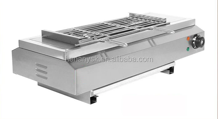 EB-580 Electric Smokeless Barbecue Grill Stainless Steel Electric BBQ Grill