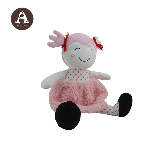 children and girl stuffed plush doll gifts plush toy with pink