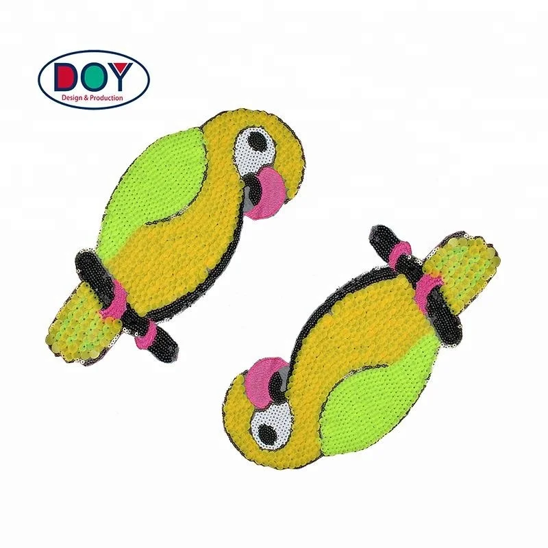 Fashion Custom Design Iron on Animal Sequin Embroidery Patches for Garment, Follow your artwork
Fashion Custom Design Iron on Animal Sequin Embroidery Patches for Garment, Follow your artwork