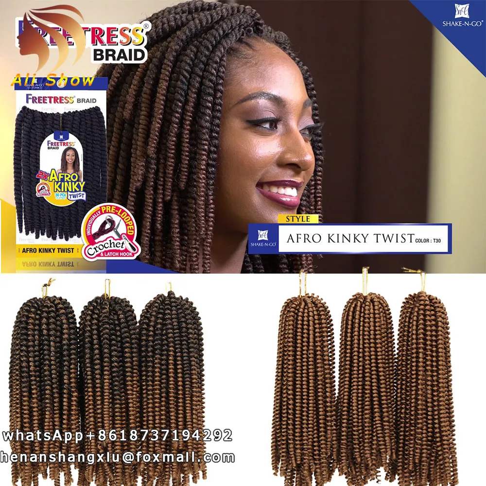 Nafy Collection New Nubian Spring Bomb Twist Hair Braided