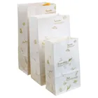 Baked goods packaging western restaurant kraft paper biscuit cake takeaway bag square bottom food packaging bag