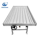Greenhouse Complete Hard ABS Ebb Rolling Bench with flow flood plastic tray/seeding