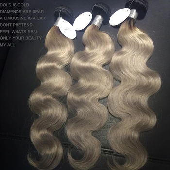 Galex Esii Hair Grey Color Hair Brazilian Virgin 8a Grade Hair