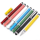 Short Barrel Logo Laser Metallic Finishing Promotion Gifts Touch Ball Pen
