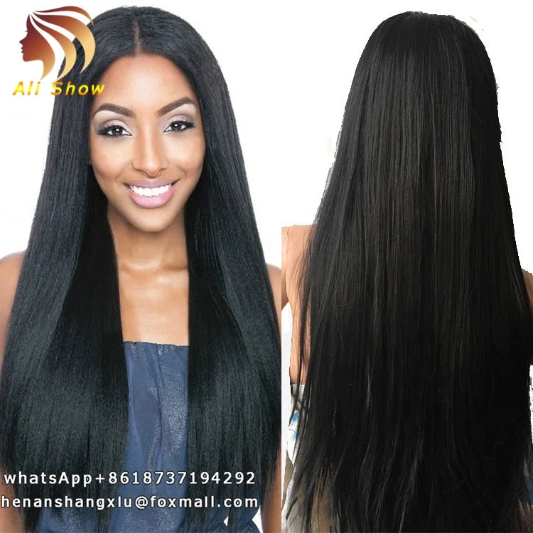2018 New Arrival Human Hair Feeling Glueless Light Yaki Straight Swiss Lace Front Wigs, Long Natural Wavy Synthetic Hair Wig
2018 New Arrival Human Hair Feeling Glueless Light Yaki Straight Swiss Lace Front Wigs, Long Natural Wavy Synthetic Hair Wig