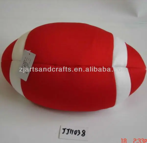 Microbeads stuffing pillow football shaped pillow