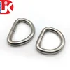 Customized 25mm silver metal ring weldless d ring buckle for bag