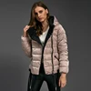 Asymmetric Zipper Fashion reflective women winter jacket, jacketss women