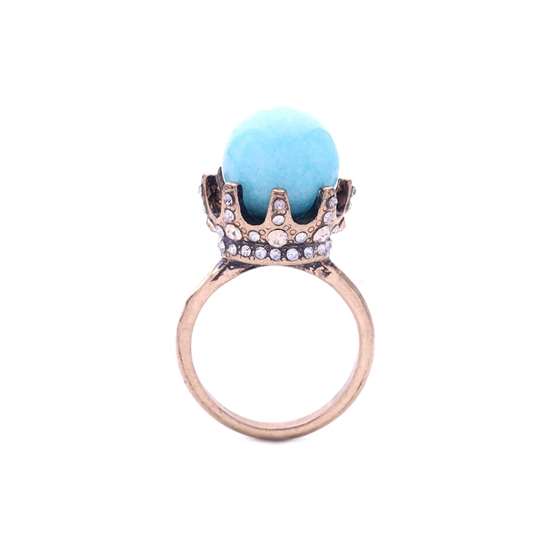 jz00139b Vintage Gold Plated Turquoise Bead Wholesale Women Fashion Crown Rings For Women, N/a
jz00139b Vintage Gold Plated Turquoise Bead Wholesale Women Fashion Crown Rings For Women, N/a