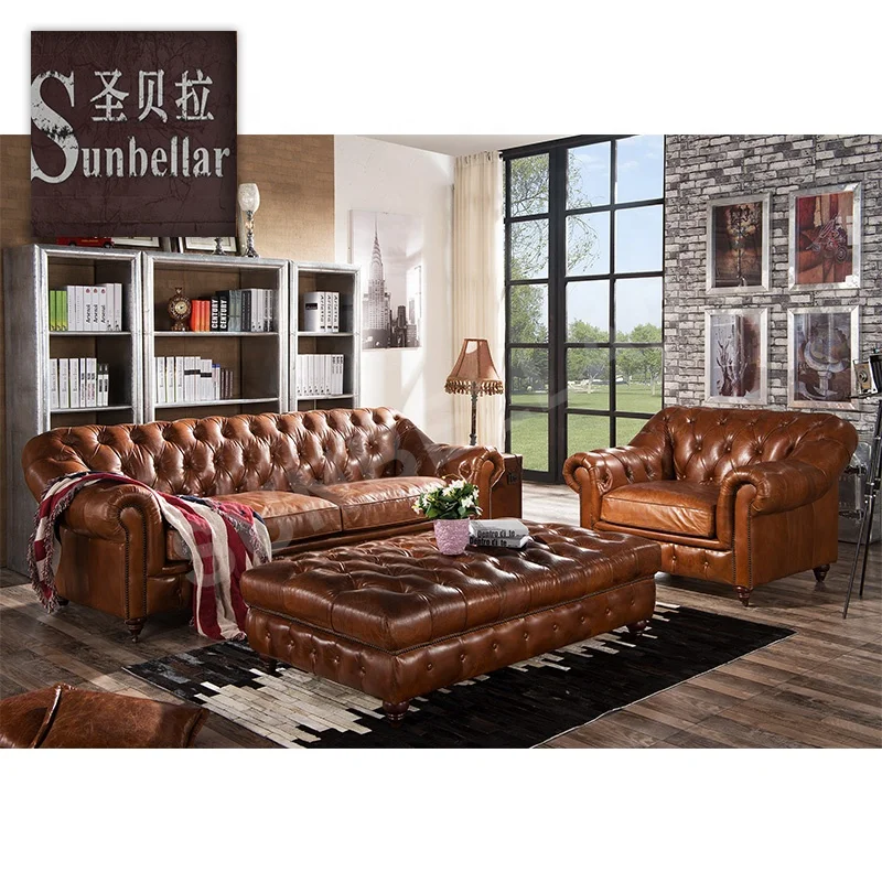 Hot Sale French Antique Living Room Furniture Tufted Chesterfield Leather Sofa 321 Couch Living Room Sofa Buy Fashionable Sofa Set Chesterfield 321 Leather Sofa Chesterfield Tufted Sofa Product On Alibaba Com