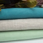 Plain 100% linen fabric for dress and shirt