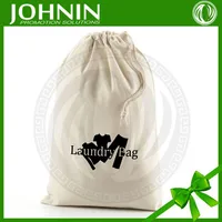 wholesale cotton fabric drawstring bag for gift promotional