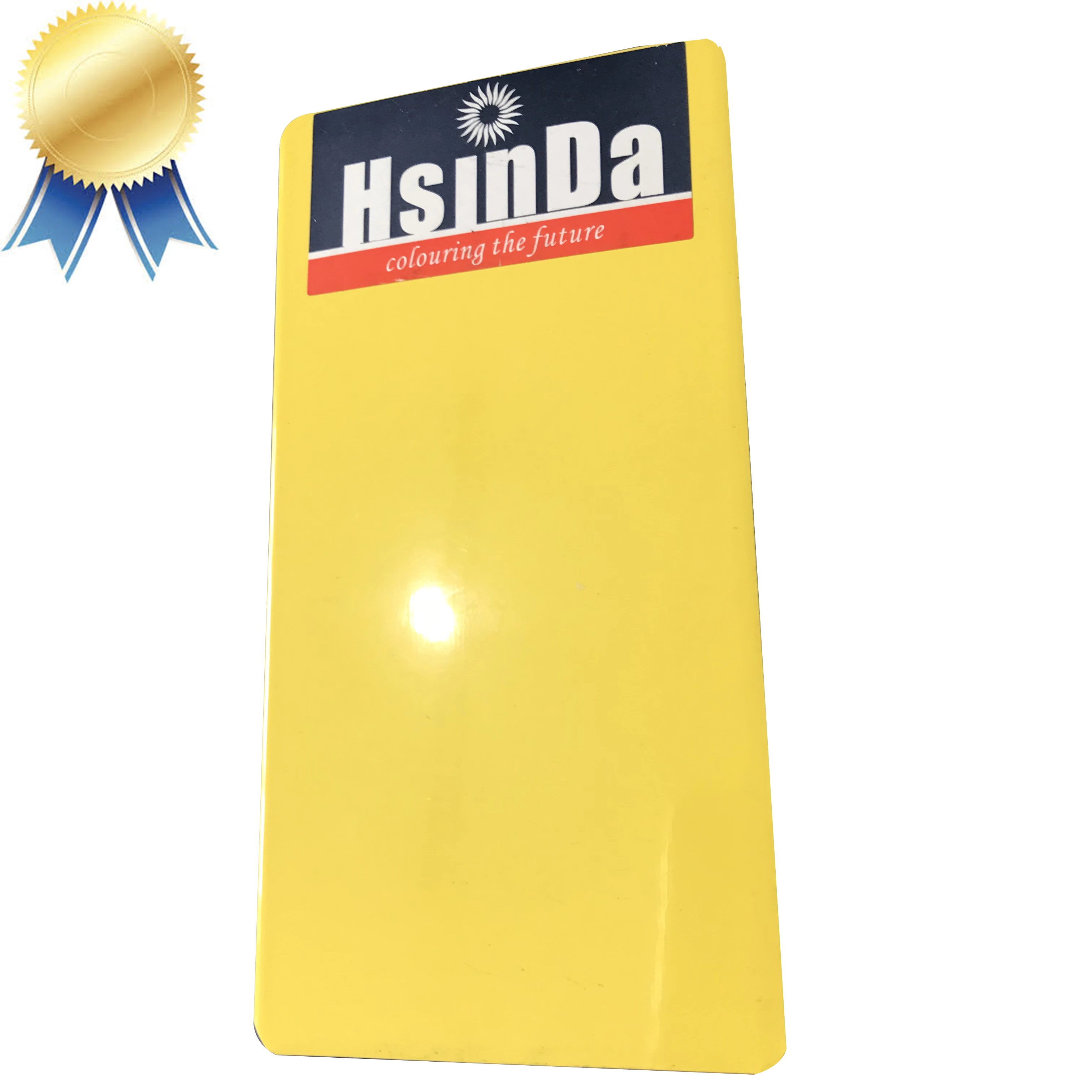 Gold Color High Gloss Epoxy Powder Coating Powder, Polyester Powder Coating Supply