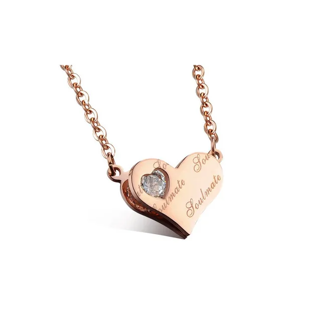 cute stainless steel jewelry, romantic birthday gift for lover