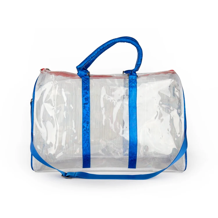 Personalised Clear Transparent Children Duffel Promotion Travel Bag