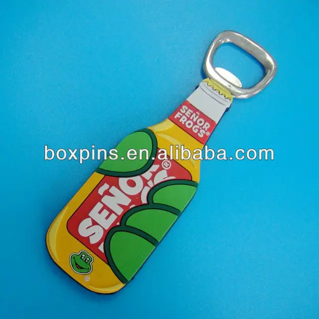 gift bottle shape beer opener/ can opener/wine opener magnet