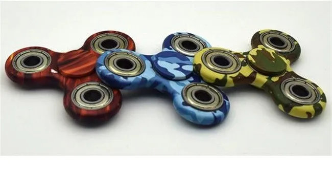 Fidget Spinner Toy EDC Camouflage, View MINI TRI HAND SPINNER Fidget 