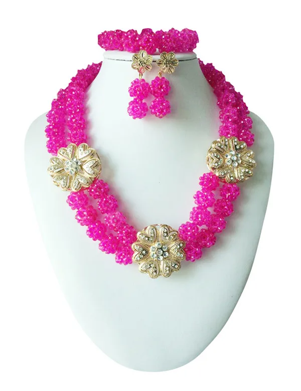 Hot New Bridal Jewelry Sets rose Red Nigerian Wedding African Beads Jewelry Set Crystal Fashion Gift Necklace, Picture
Hot New Bridal Jewelry Sets rose Red Nigerian Wedding African Beads Jewelry Set Crystal Fashion Gift Necklace, Picture