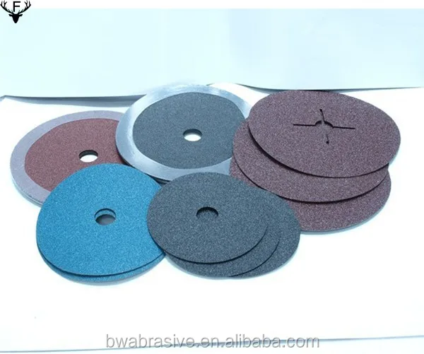 blue abrasive zirconia fiber disc for stainless steel