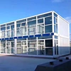 SGS certified long service life light steel fast build low cost prefabricated homes 20ft prefab container house