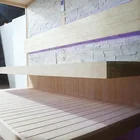 Sauna Sauna Room Design BS-81240 Modern Design Ozone Imported Wood Full Glass Steam Sauna Room For Sale