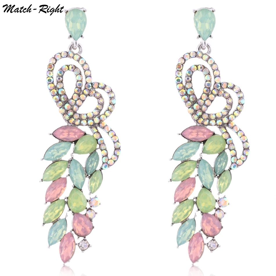 Women Fashion Statement Earrings Multicolor Rhinestone Flower Pendant Sweet Style Drop Earrings SP420, Multi colors
Women Fashion Statement Earrings Multicolor Rhinestone Flower Pendant Sweet Style Drop Earrings SP420, Multi colors