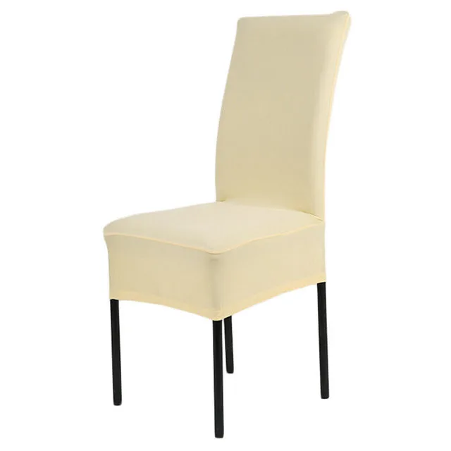 New Year Home Chair Cover wedding decoration Solid Colors Polyester Spande Dining Chair Covers For Wedding Party Chair Cover