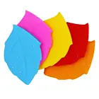 Portable Travelling Outdoor Leaf Shaped Silicone Cup Pocket Water Cup Toothbrush Holder/Cover/Cap Bathroom Tumblers