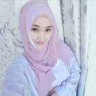 Wholesale women scarf pearl chiffon set diamond nail headscarf hot hijab