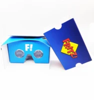

Wholesale 3D Cardboard Glasses virtual reality VR 3D glasses box