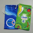 personalized logo printed microfiber mobile phone pouch bag