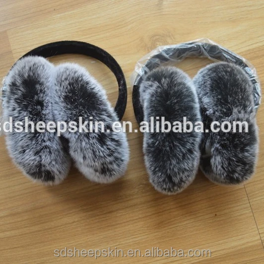 fashion rabbit fur ear muffs winter ear muffs custom ear warmers