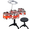 Wholesale Jazz Drum, Drop Ship Toy Musical Instrument, Learning Machine With Chair Set, For Children Fun, Practice