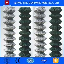 PVC coated decorative chain link fence for green field protection