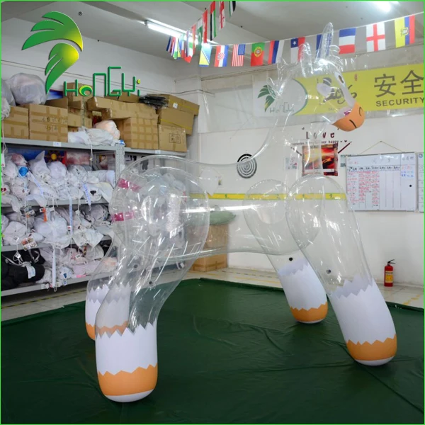 inflatable clear horse with SPH (4)