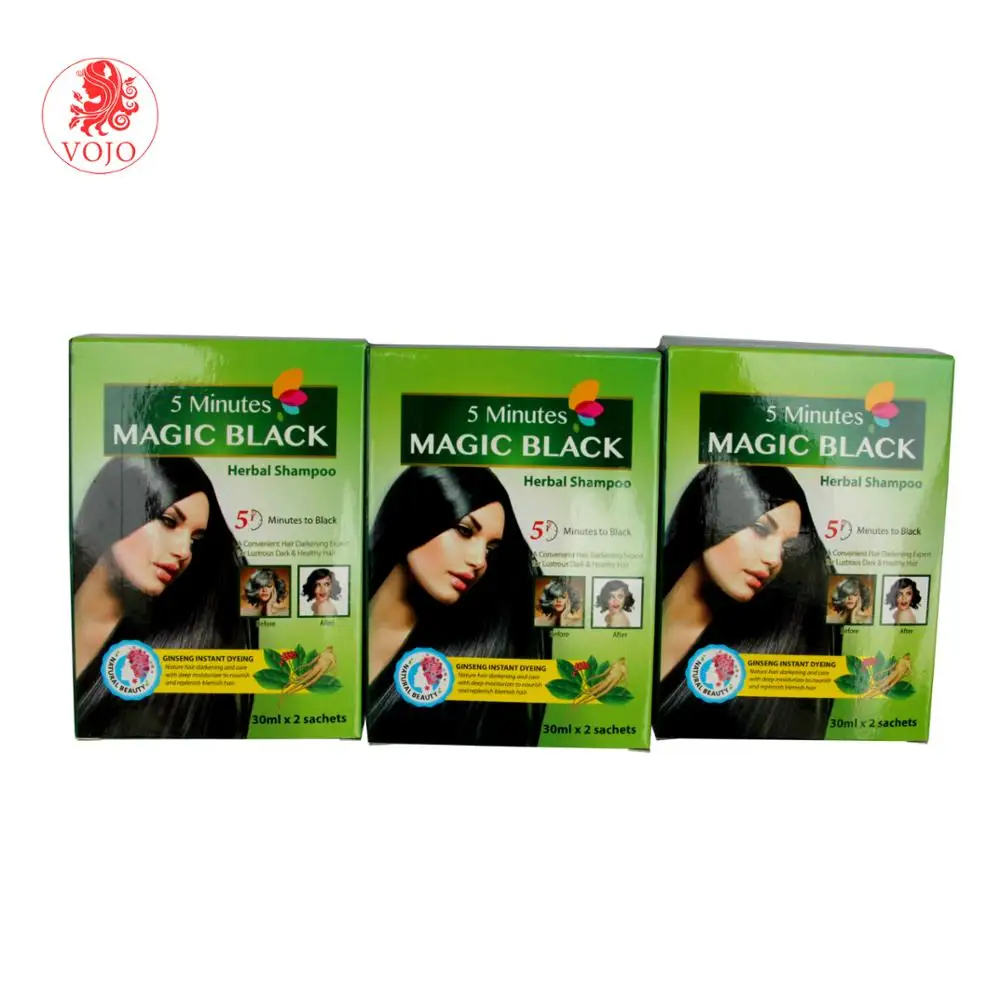 

we can support the large order that fast and magic herbal black hair shampoo which has best effect specially for white hair, Natural black